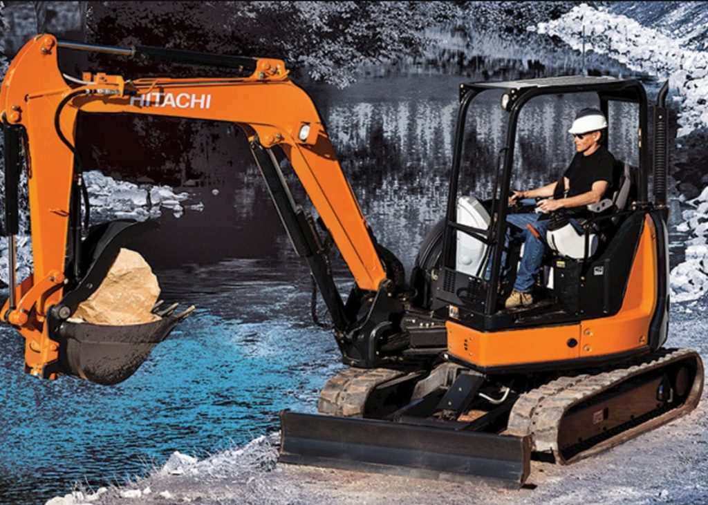 Hitachi ZX50U hydraulic mini excavator