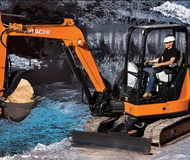 Hitachi ZX50U hydraulic mini excavator